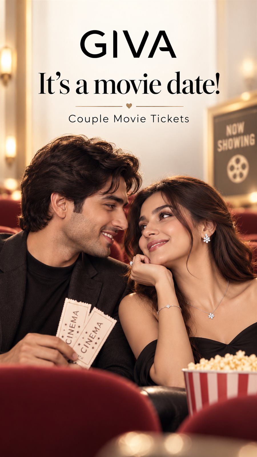 GIVA - It's a movie date! Couple Movie Tickets